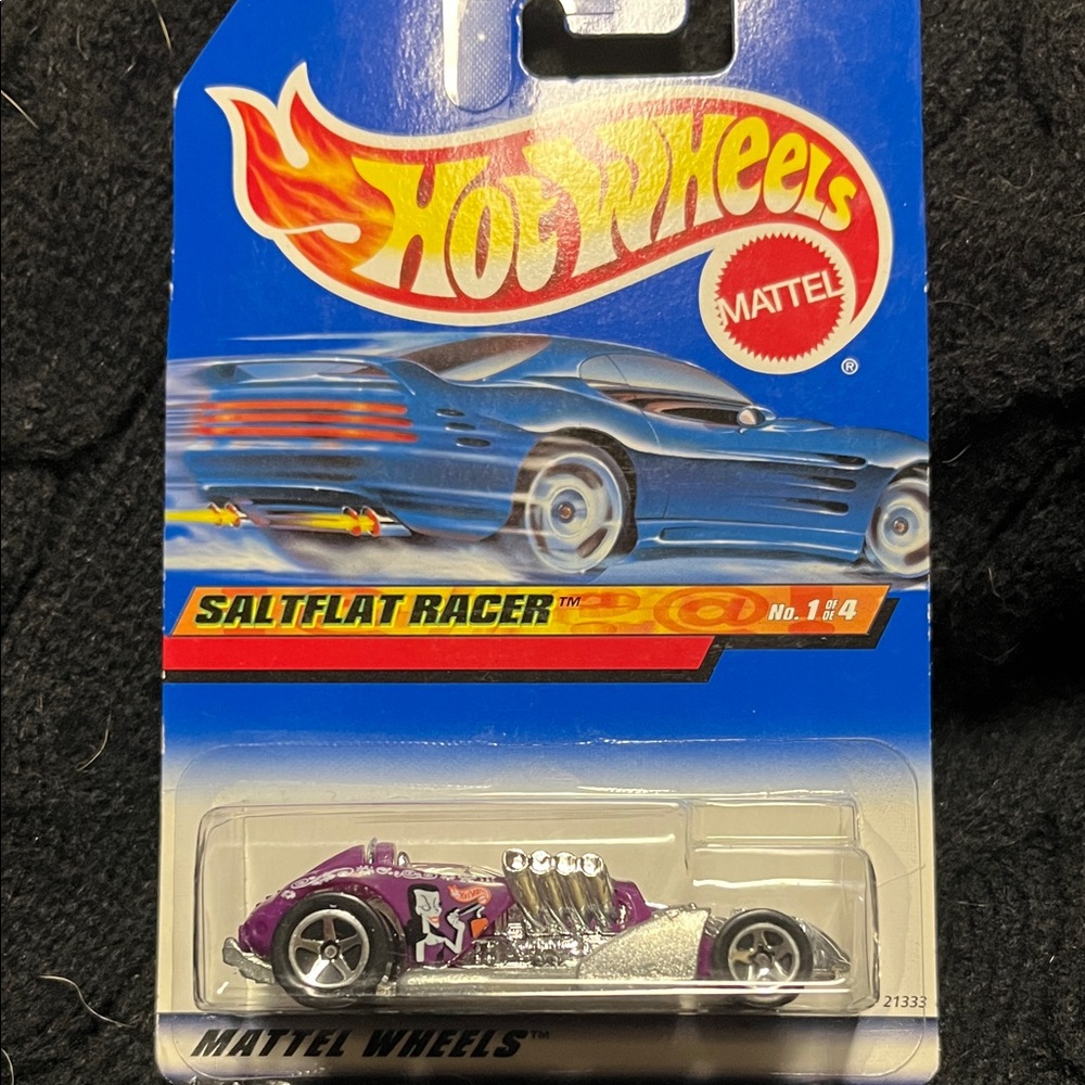 Mattel Hot Wheels Saltflat Racer Purple with Silver Accents